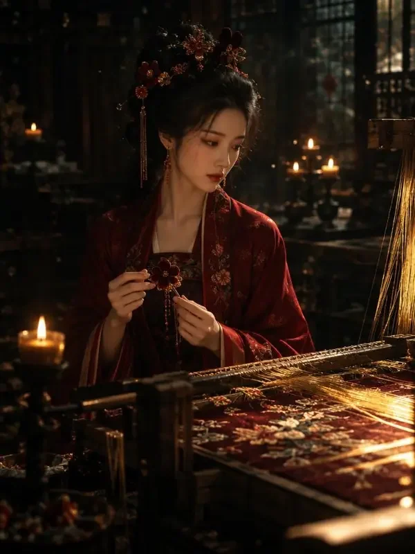 簪花录 · 番茄短剧每日更新 簪花录短剧封面,古装题材
